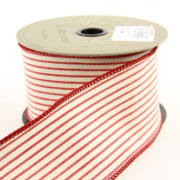 2.5"X10YD LINEN STRIPES