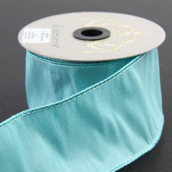 2.5"X10YD DUPION SEA GREEN