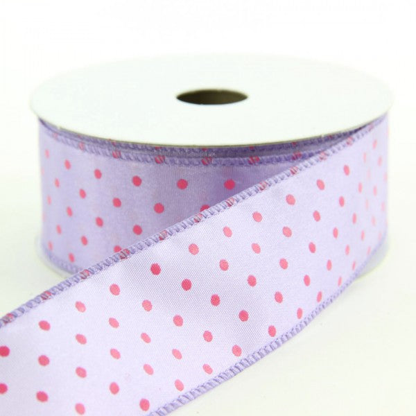 1.5"X10YD POLKA DOT SATIN A4