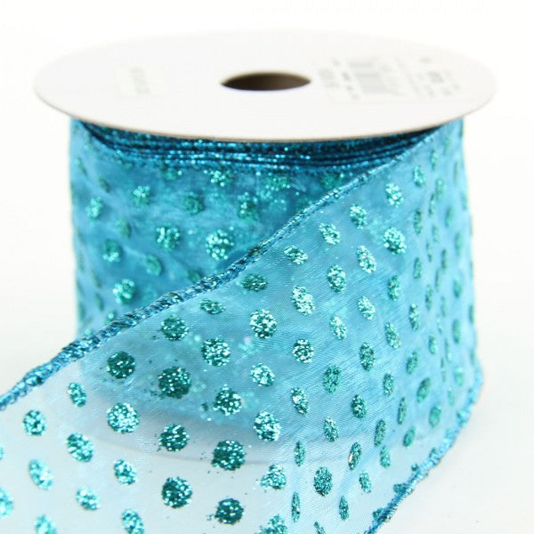 2.5"X10YD SHR TURQUOISE A25