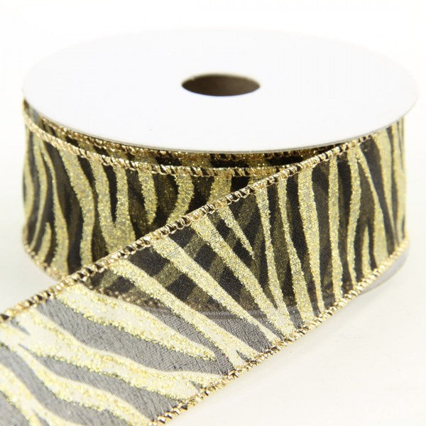 1.5"X10YD SHR GOLD/BLK A4
