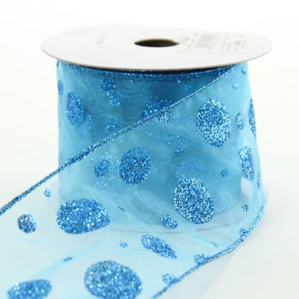 2.5"X10YD SHR GLT.DOTS RB A25