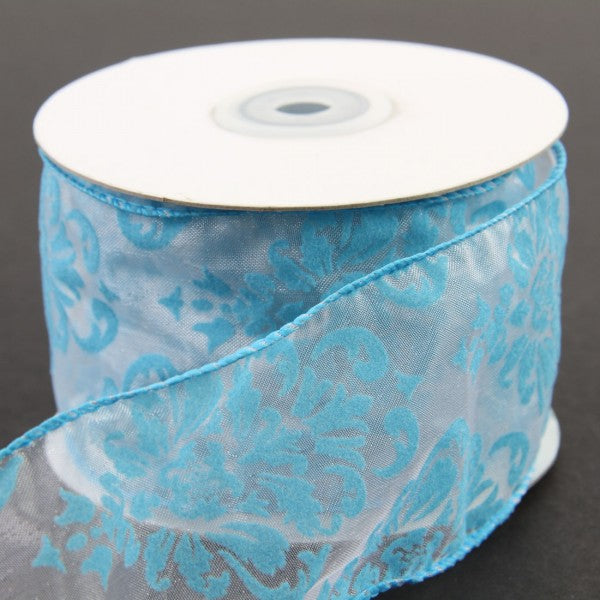 2.5"X10YD W.W.VLVT DAMASK A4