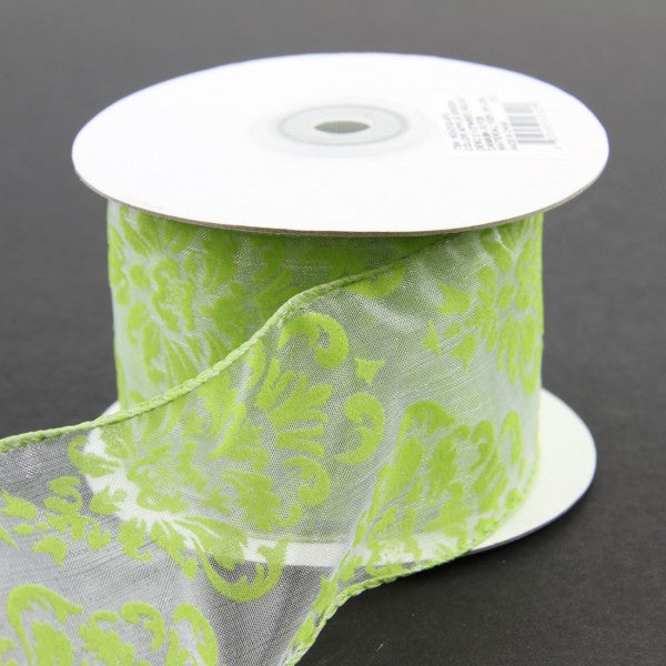 2.5"X10YD W.W.VLVT DAMASK A4