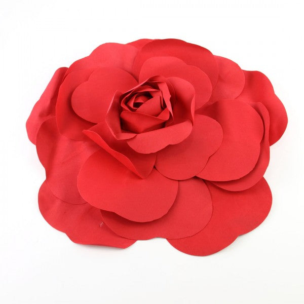 20"DECO WALL FLOWER RED