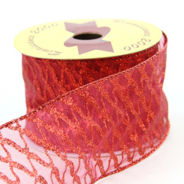 2.5"X10YD SHEER RED A4