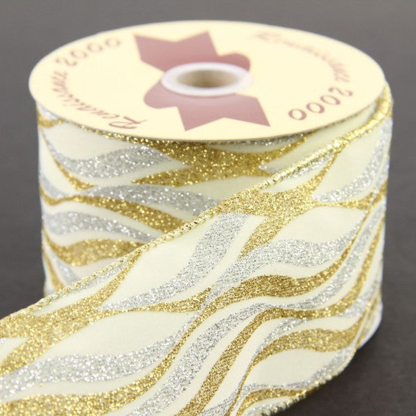 2.5"X10YD CREAM RIBBON A4