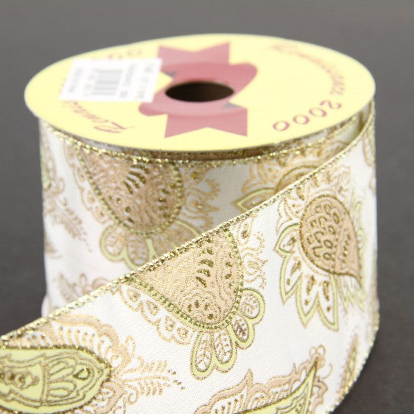 2.5"X10YD BEIGE SATIN A4