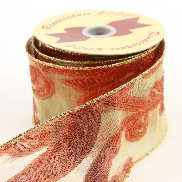 2.5"X10YD RED SWIRL A4
