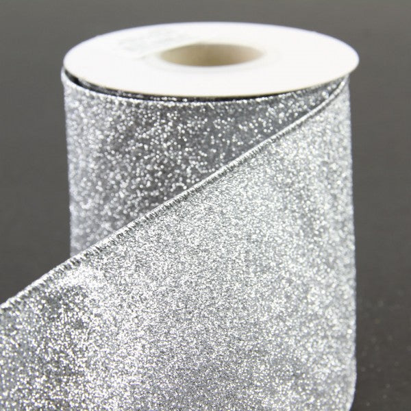 4"X10YD GLIT.LAME SILV.A25D4