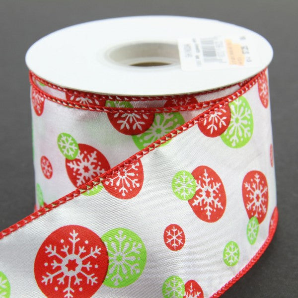 2.5"X20YD SNOWFLAKE FUN