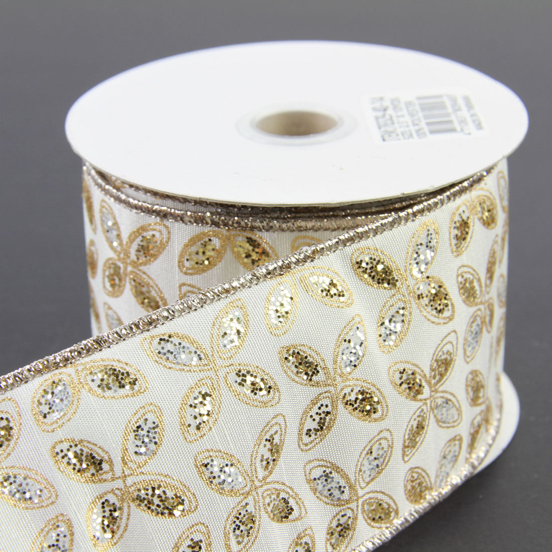 2.5"X10Y IVORY SATIN