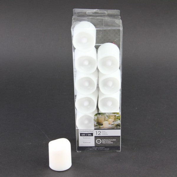 1.57"X1.77"LED VOTIVE 12/BX