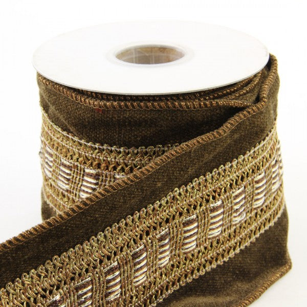 4"X5YD BRONZE TRIM CHENILLE