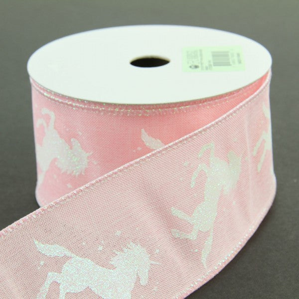 2.5"X10YD PRETTY PINK UNICORN