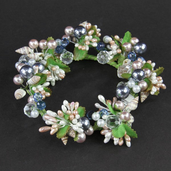 6"ACRY/PIP BERRY CANDLERING