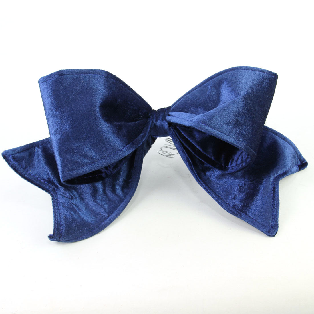 16"UV VELVET BOW MID.BLUE