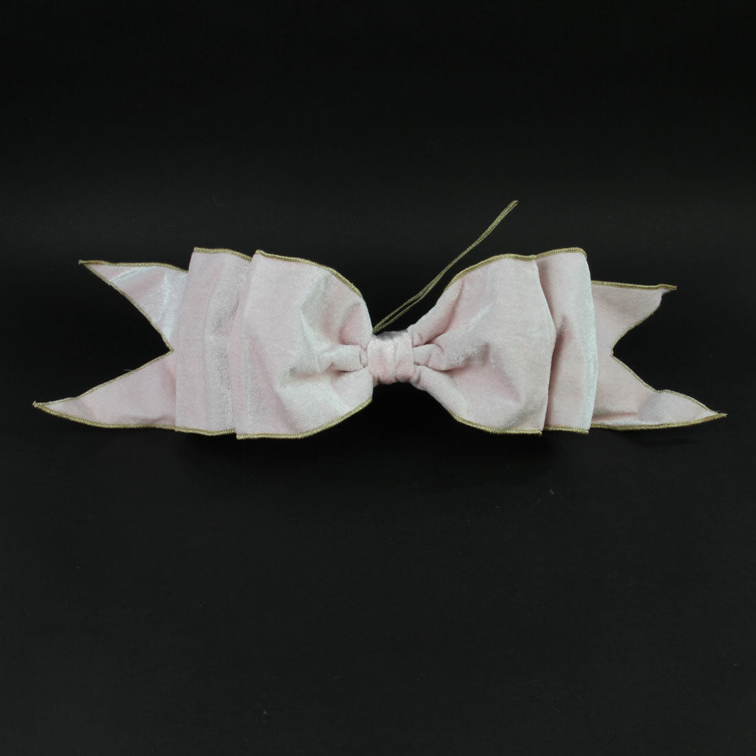 6"X16"X24"VELVET BOW BLSH/PINK