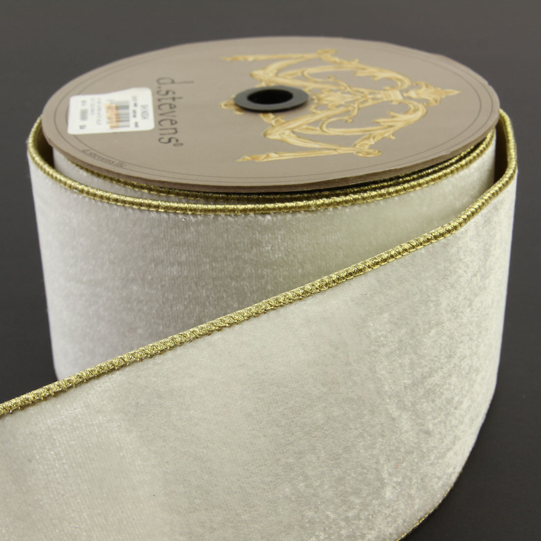 4"X10Y WINTER WHITE VELVET
