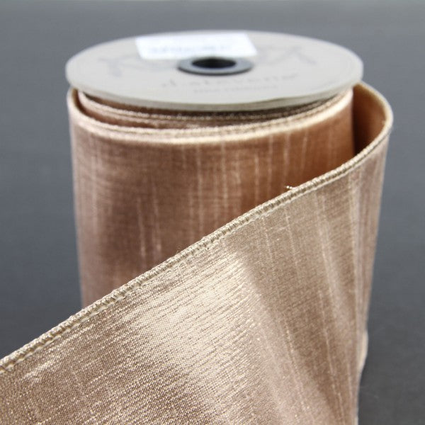 4"X10YD FAUX MTLC DUPION