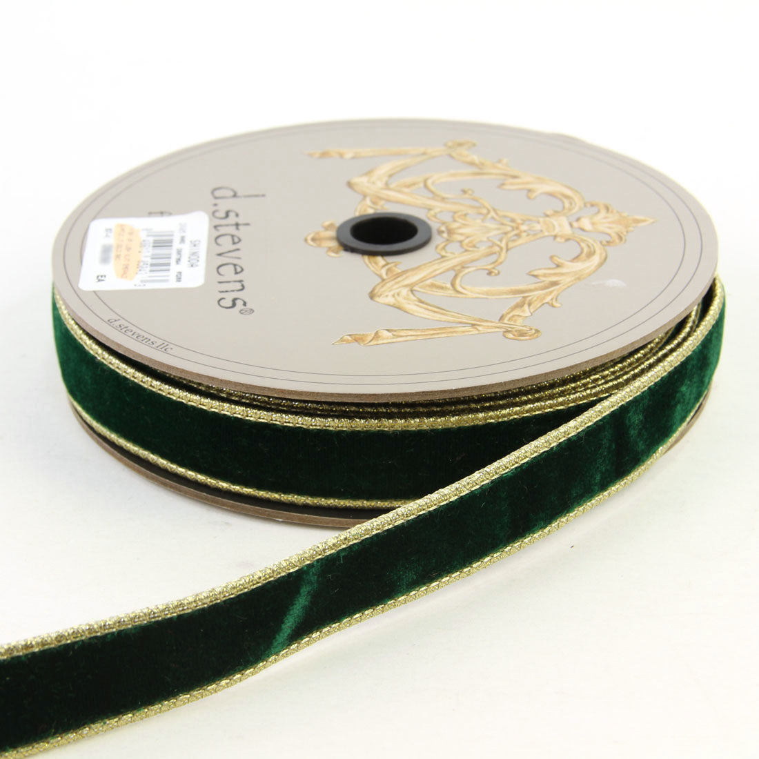 1"X10Y VP LUSH VLVT EMERALD