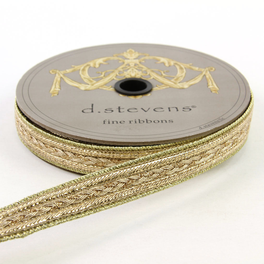.75"X10Y METALLIC DUPION GOLD