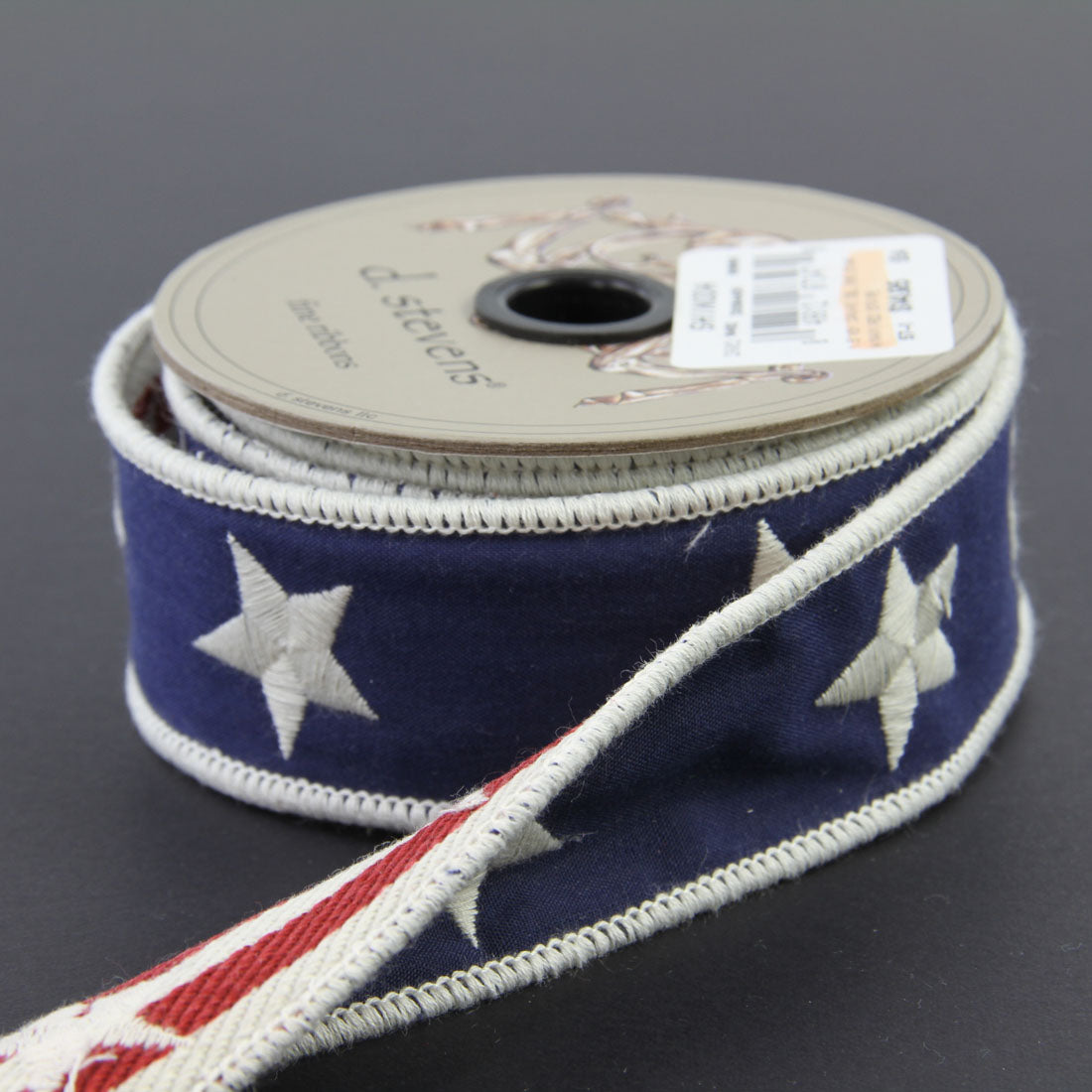 1.5"X5Y CANVAS DBL EMB.STAR