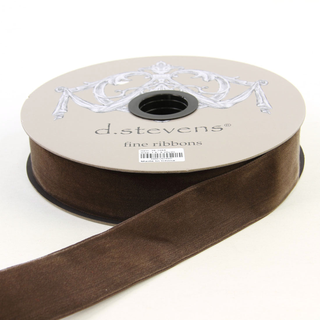 1.5"X20Y VOSS VELVET CHOCOLATE