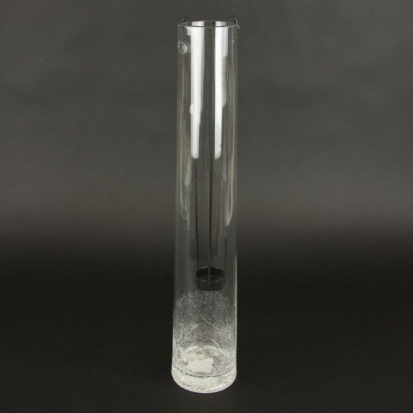 20"X3"CRACKLED CANDLE HLDR S3