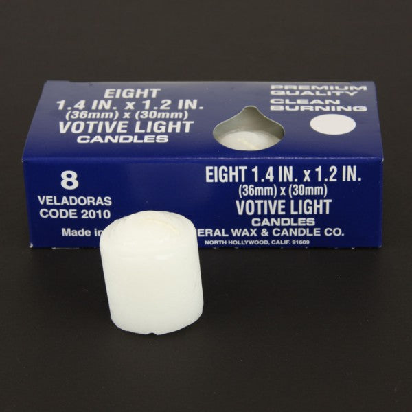 1.5" 10 HR VOTIVE CANDLE 8 PC / BX