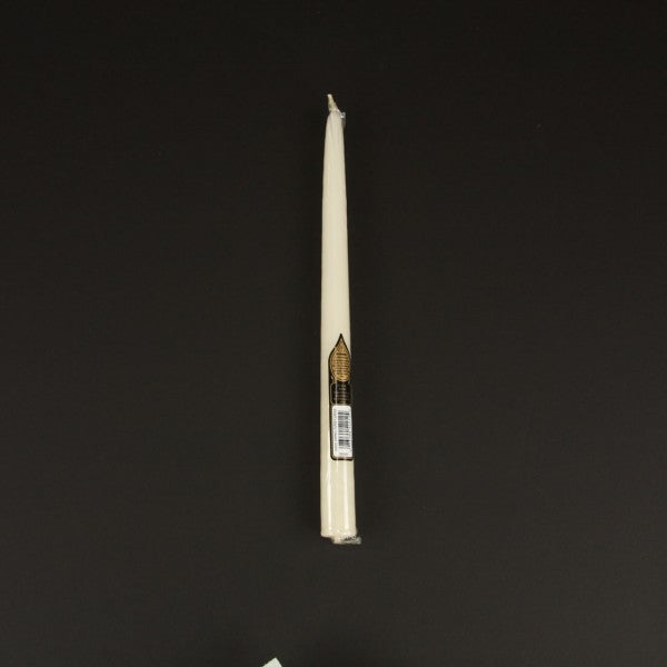 12" TAPER CANDLE IVORY X12