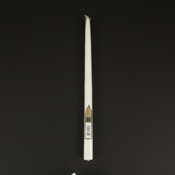 15" TAPER CANDLE 12/BX WHITE