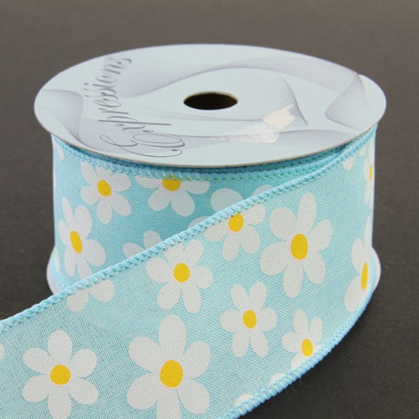 2.5"X10YD FLOWER DAISY