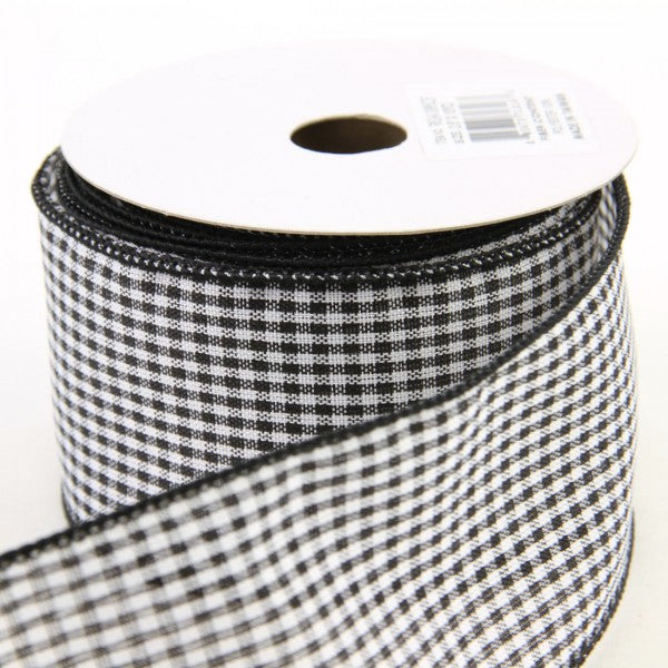 2.5"X10YD MINI GINGHAM CHECK