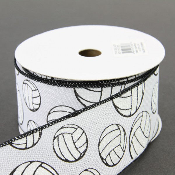 2.5"X10YD GLITTER VOLLEYBALL