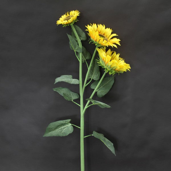 48"SUNFLOWER SPRAY X3