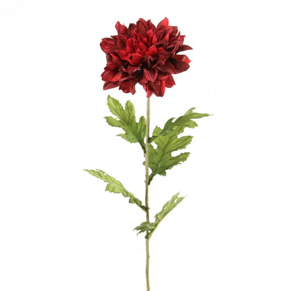 29" DAHLIA SPRAY RED