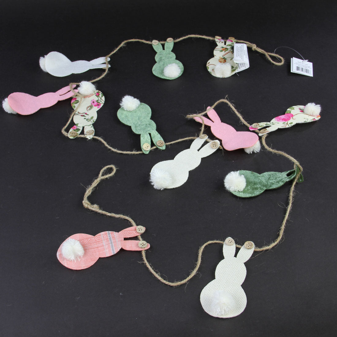 6' FAB.BUNNY GARLAND