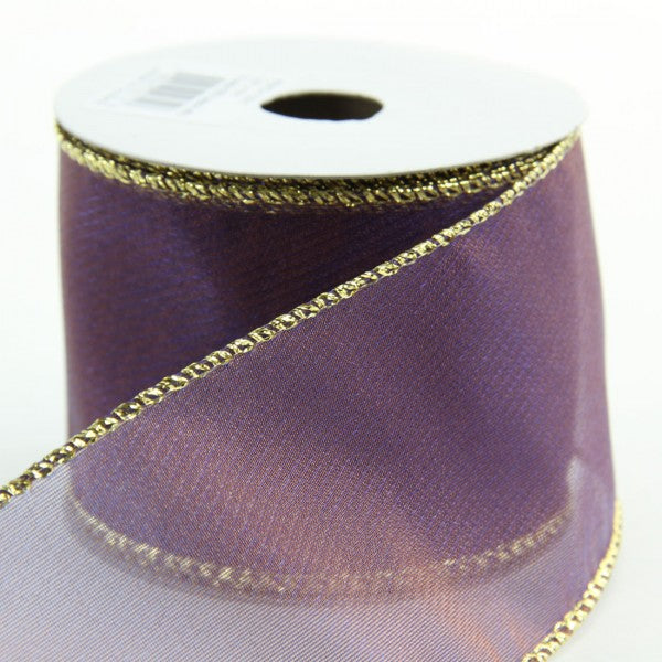 2.5"X10YD SHEER/GLD EDGE A4