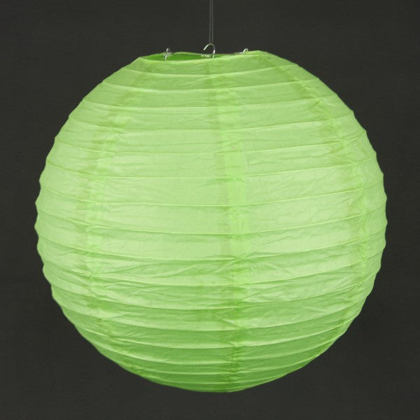 16" RND PAPER LANTERN LT.LIME