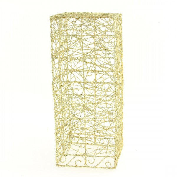 24" GLITTER WIRE CUBE S1