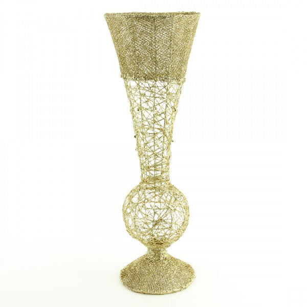 26" WIRE VASE M25