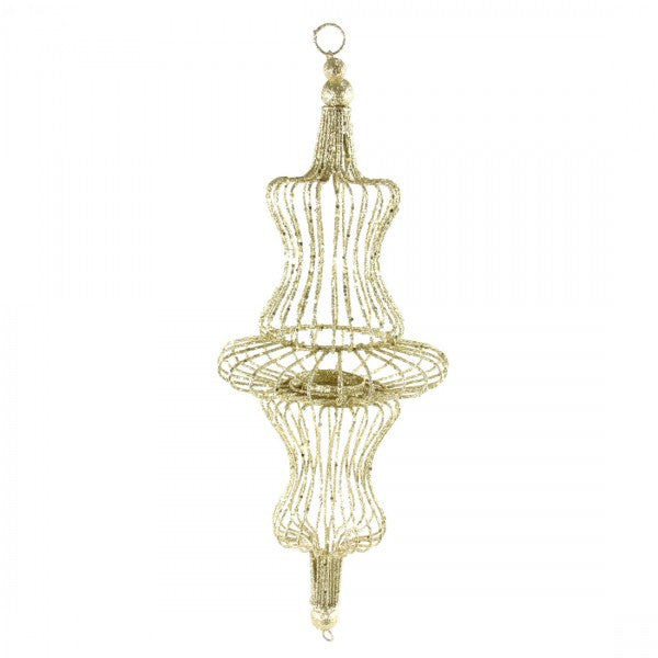 21"GLT.WIRE FINIAL CNDL HLDR