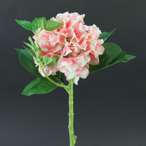 17.5" SINGLE HYDRANGEA LT.PINK