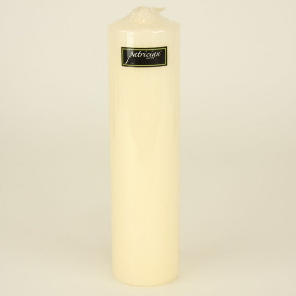 3X12 PILLAR UNSCENT IVRY 12/CS
