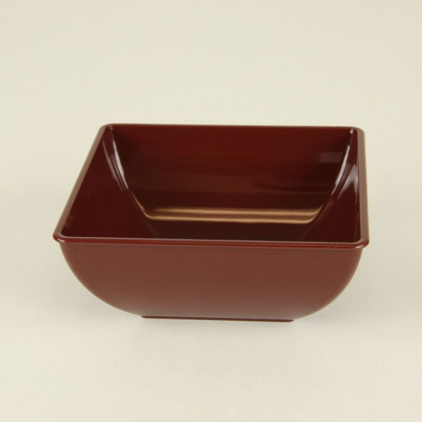6"SQ BOWL X 1 CHOCOLATE  A5