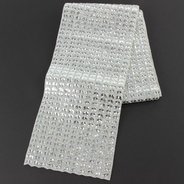 7.5"X6'CHEVRON CRYSTAL RUNNER