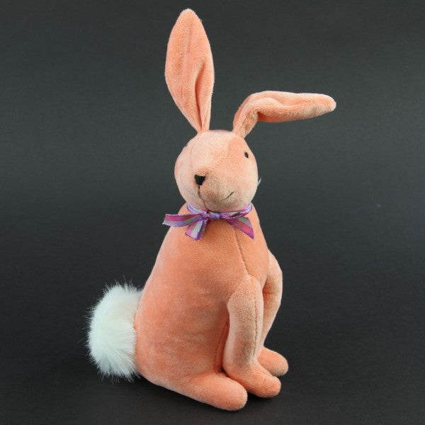 10.5" VELVET SITTING RABBIT