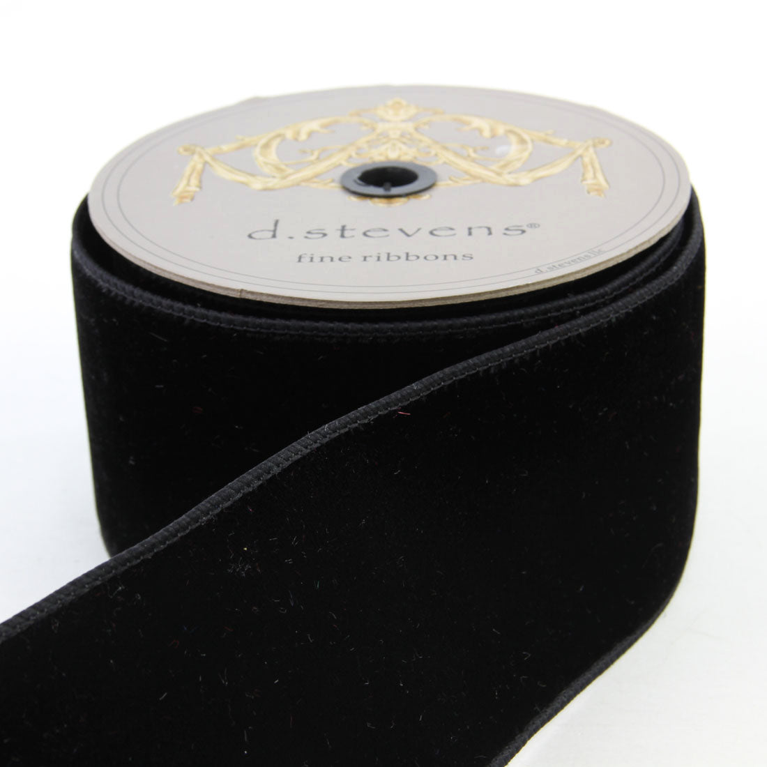4"X10YD VELVET BLACK