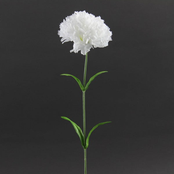 15" CARNATION SPRAY WITH 4 LEAVES